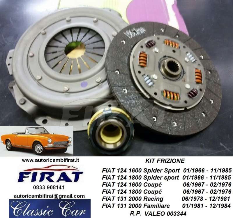 FRIZIONE FIAT 124 SPIDER SPORT - 131 RACING